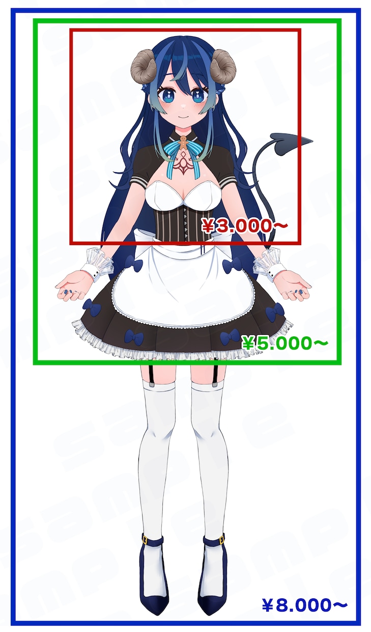 立ち絵やサムネイルイラストなどお描きします SNSや動画にも！用途に合わせてお作りします！ イメージ4