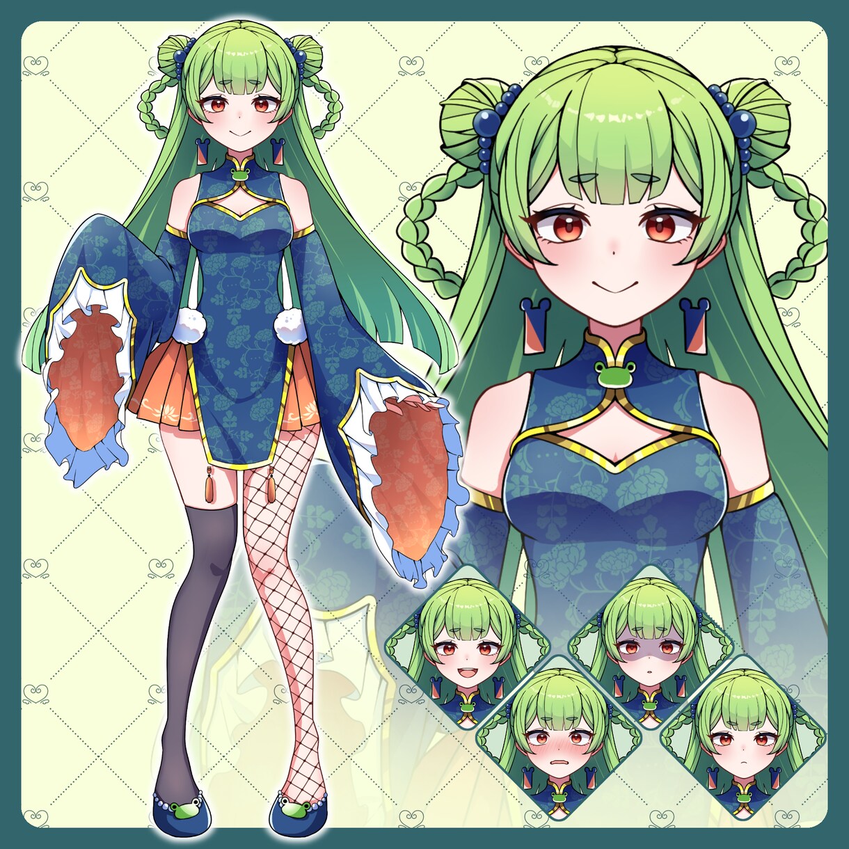 サムネイルや歌ってみた、立ち絵等をお描きします 動画や配信などに！目を引く可愛いキャライラストが得意です！ イメージ1