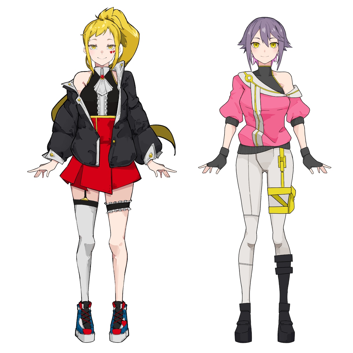 vtuberキャラデザ～モデリング全行程制作します 一括依頼OK！お気軽にDM・お見積りをどうぞ！ イメージ3