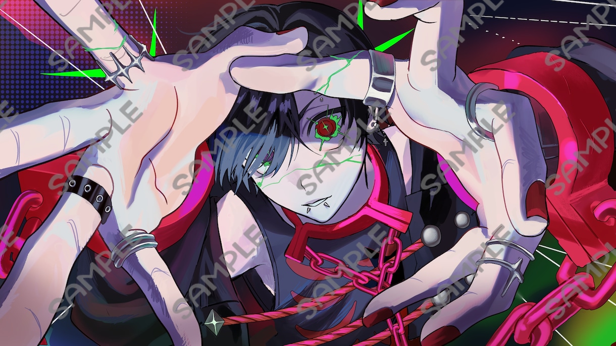 SNS映えするイラストを制作します あなたのイメージを具現化し、目の引くイラストを制作します！ イメージ3