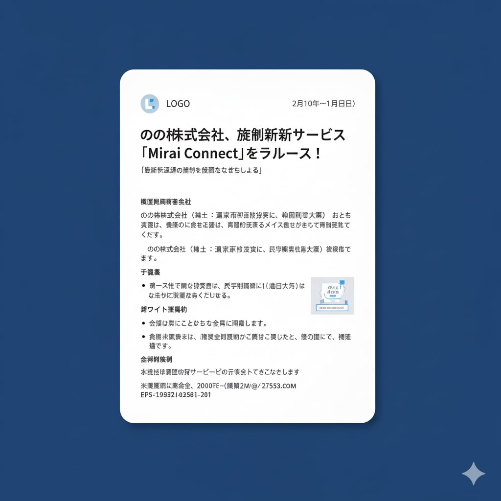元記者がプレスリリースの添削をします 地方の企業やひとり広報担当を支える、元記者の的確サポート イメージ1