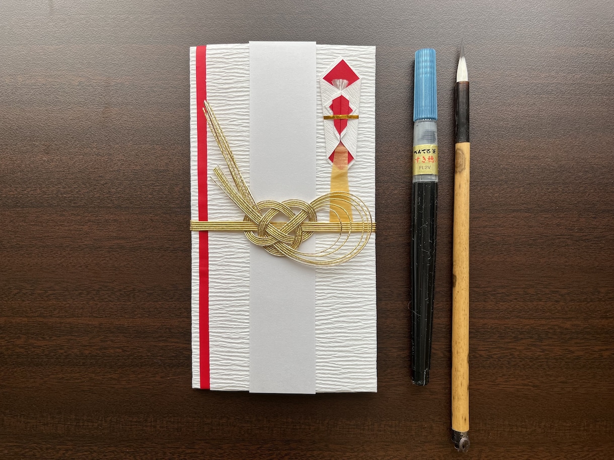 ご祝儀袋の短冊お手本、お書きいたします お名前の書き方からレイアウトまで、詳しく解説！ イメージ2