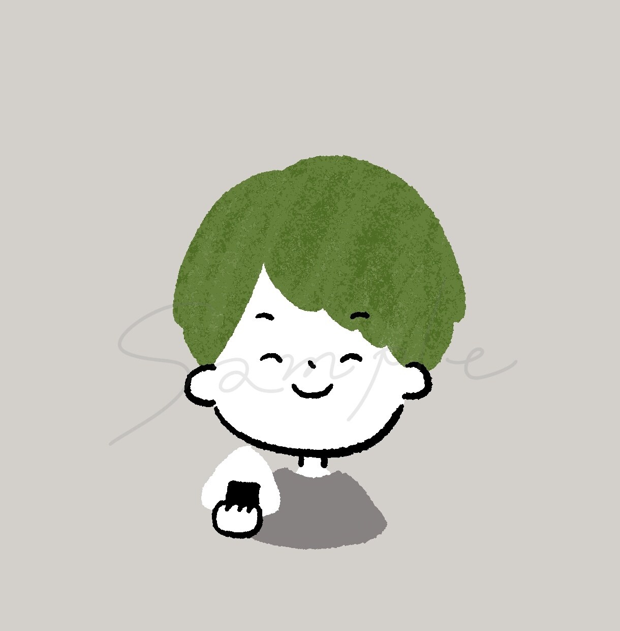 絵本風タッチのアイコン作ります ほんわかしたアナログ手描き風をアイコンに イメージ4