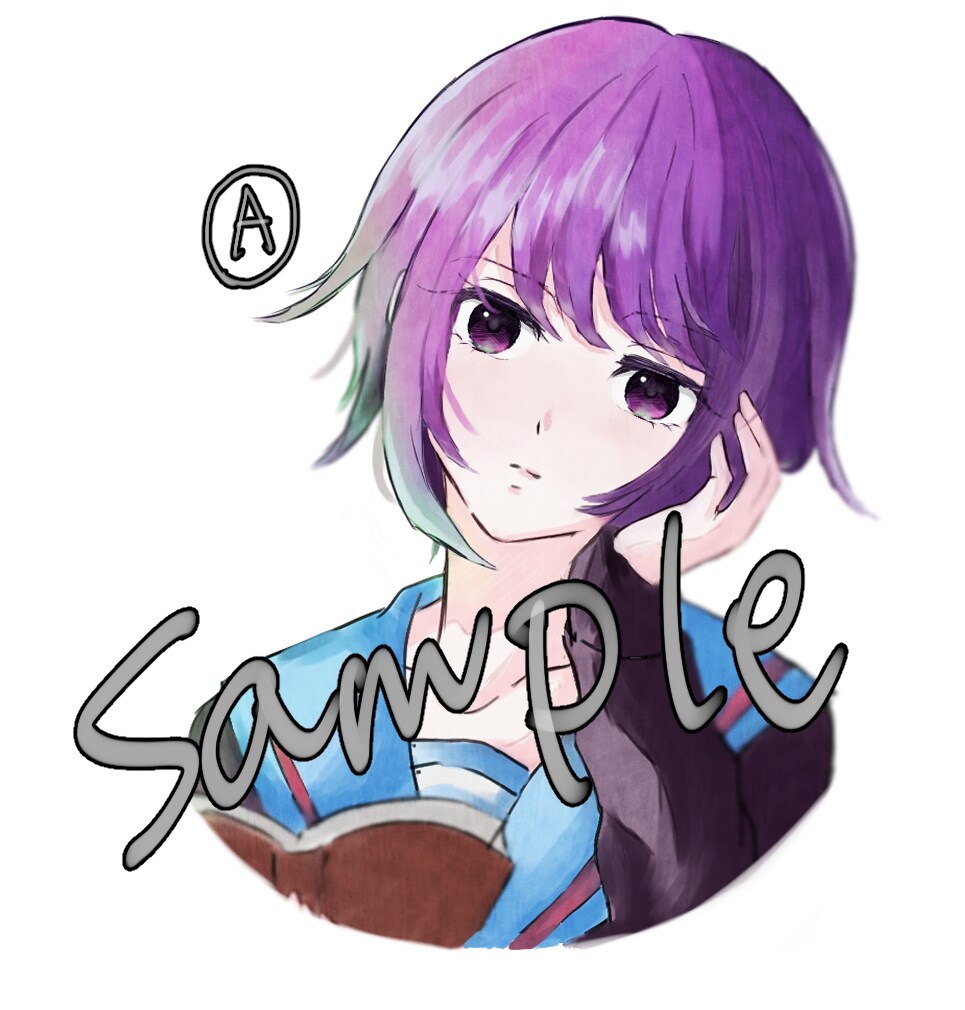 SNS用アイコン・1枚イラスト描きます カッコいい・可愛い女の子など幅広く提供します！ イメージ4