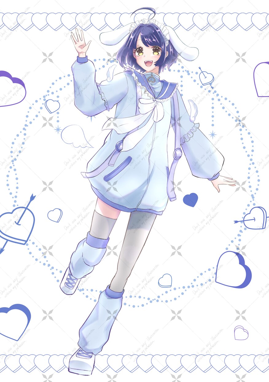 アイコン、ヘッダー、一枚絵等のご依頼を受け付けます アニメ絵柄で生き生きとした表情のキャラクターを描きます イメージ5