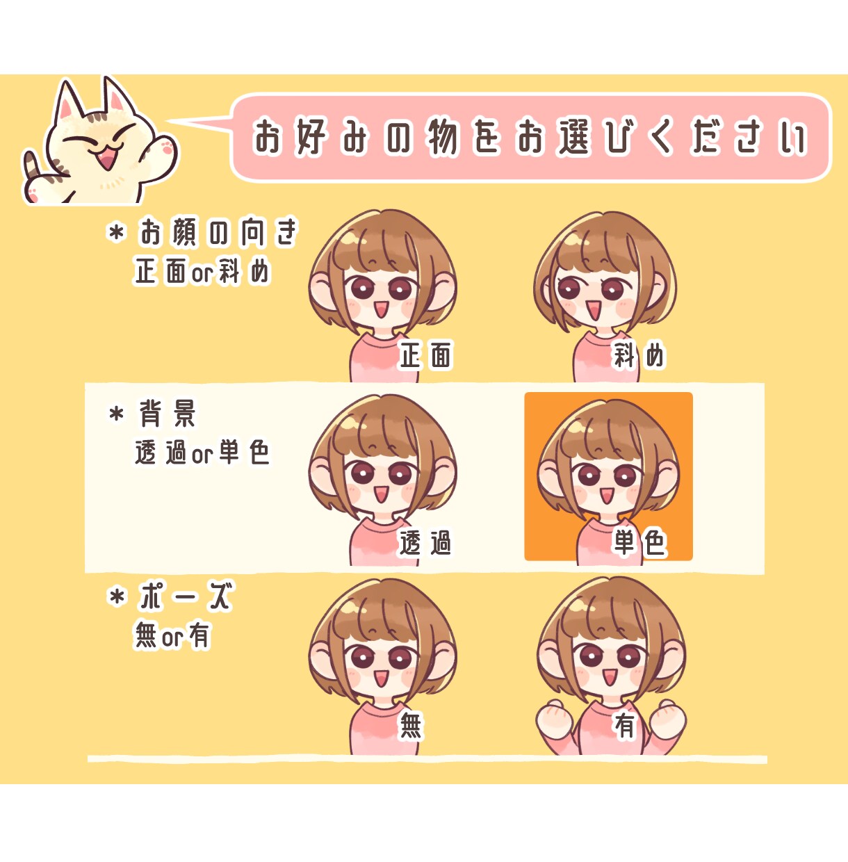ブログ・SNSにほっこり表情アイコン描きます 商用可＊アナログ＊ブログ・SNSにぴったり！ イメージ4