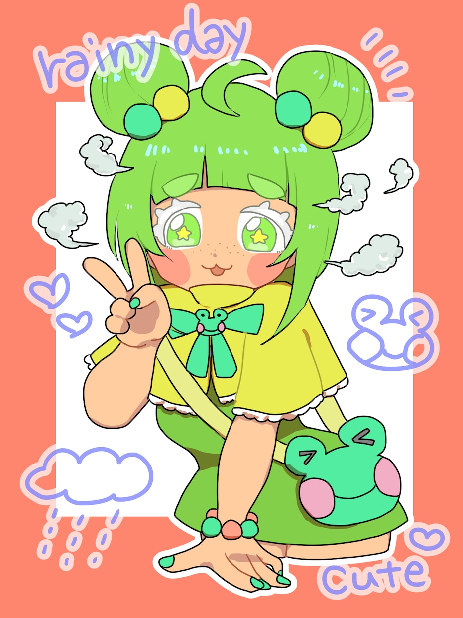 3000円で彩度高めのバストアップ絵を描きます 彩度高めの絵柄でバストアップイラストを描きます！ イメージ5