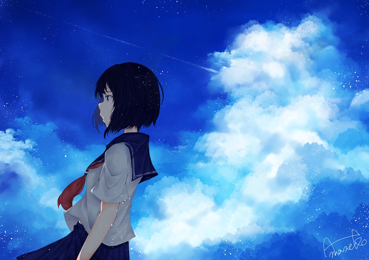 綺麗なイラスト描きます MV用、サムネイル、立ち絵、１枚絵、挿絵など承ります イメージ1