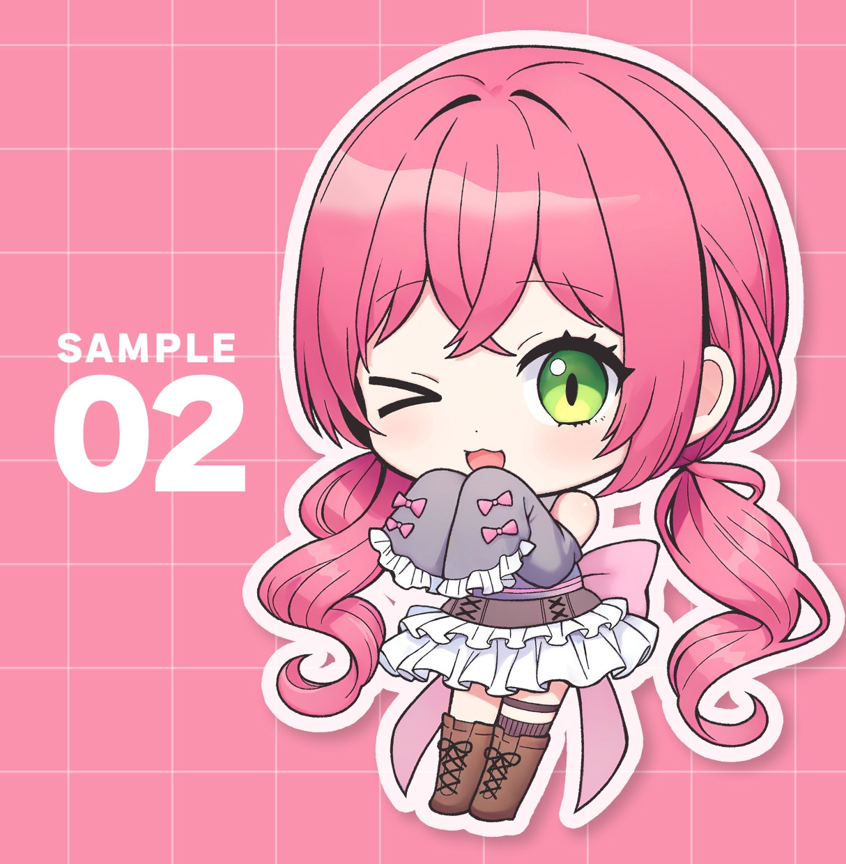 ミニキャライラスト描きます 納期5〜7日／商用利用の追加料金なし／ラフ修正無制限 イメージ3