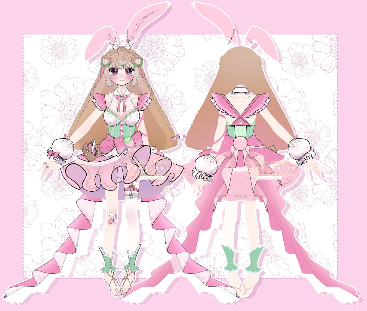 かわいい衣装・キャラクターデザインします キャラクター、Vtuber、ステージ、衣装のデザイン考えます イメージ5