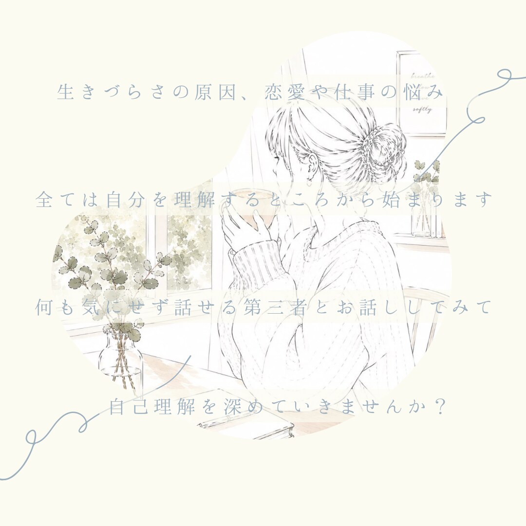 自己理解のお手伝いをします あなたの取り扱い説明書を作ります♪ イメージ2