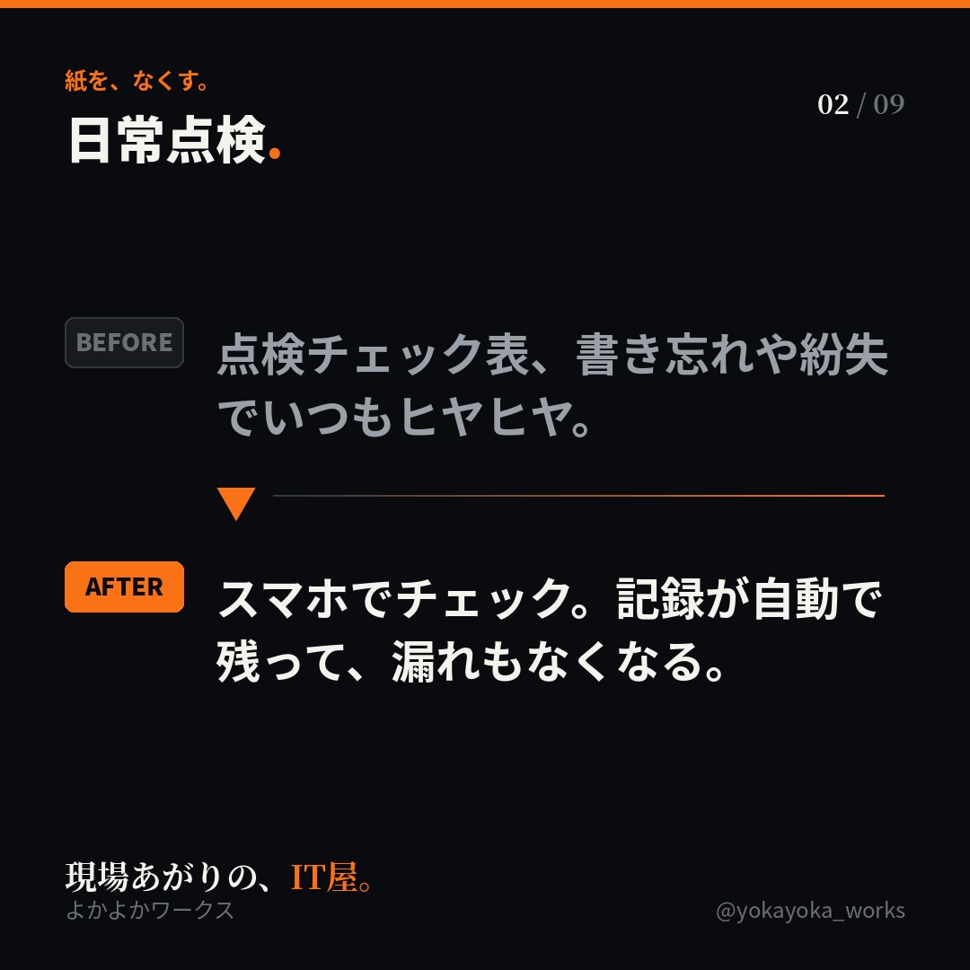 現場あがりのIT屋が業務をアプリ化します 紙・Excelの手作業、スマホ1つで自動化します イメージ5