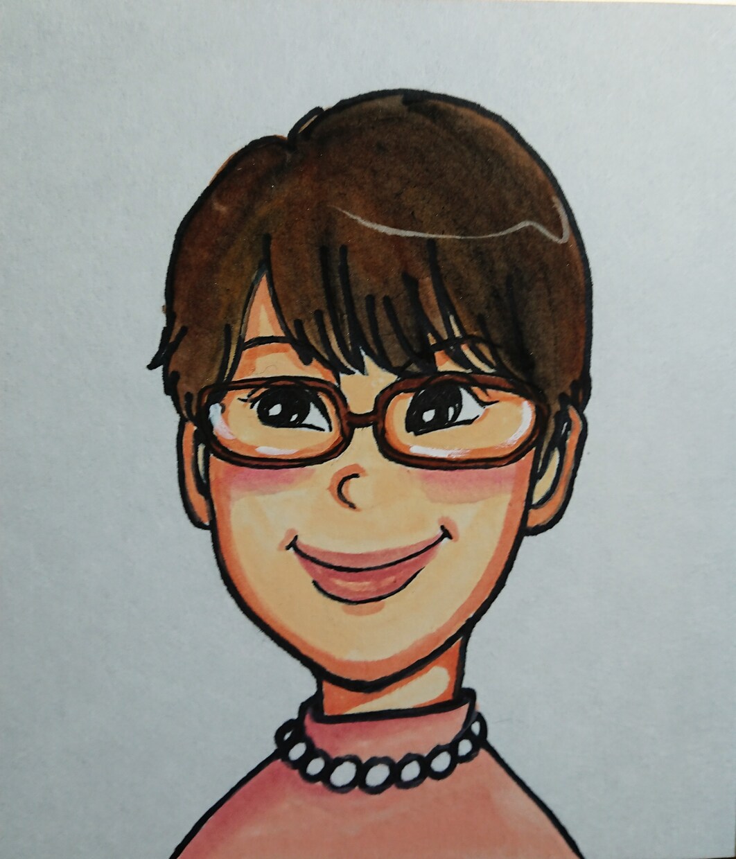 可愛いミニ似顔絵描きます 自分らしいアイコンや名刺をお考えの方に。 イメージ1