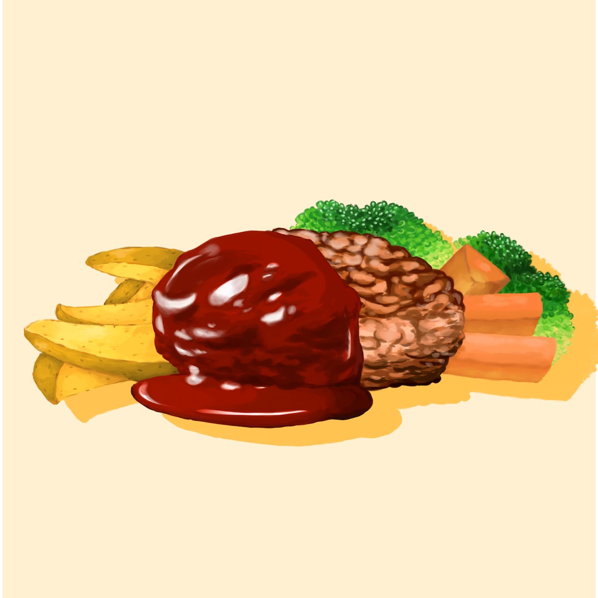 商用無料！あったか可愛い料理イラストお描きします あなたの“おいしい”をイラストで再現！ イメージ2