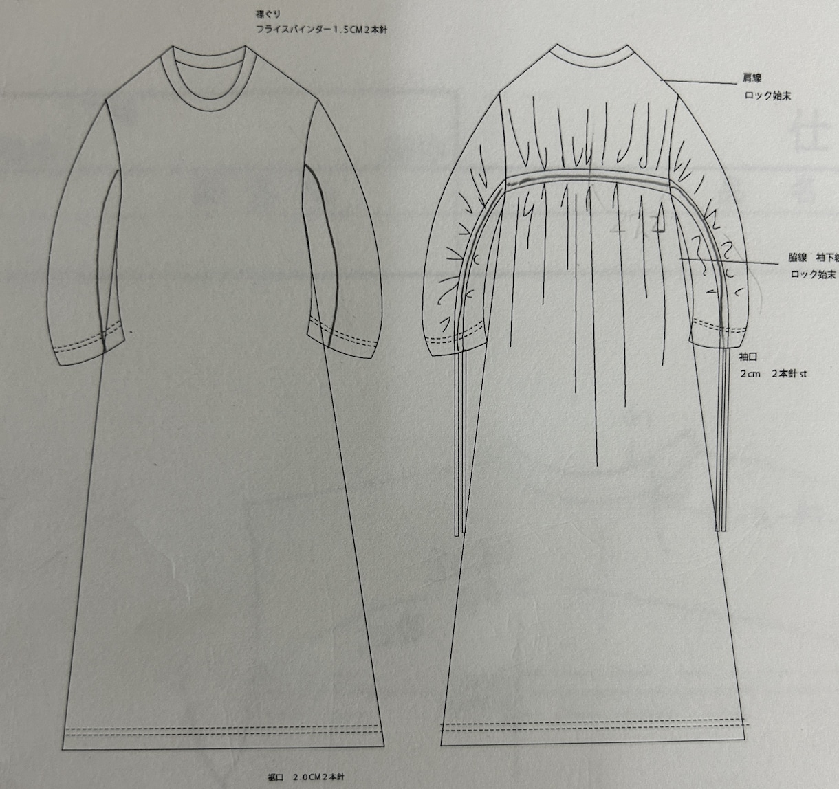 分かりやすい！洋服パターン［型紙］を作製します 個人デザインから工業パターンまで対応可能！トワルチェック込み イメージ3