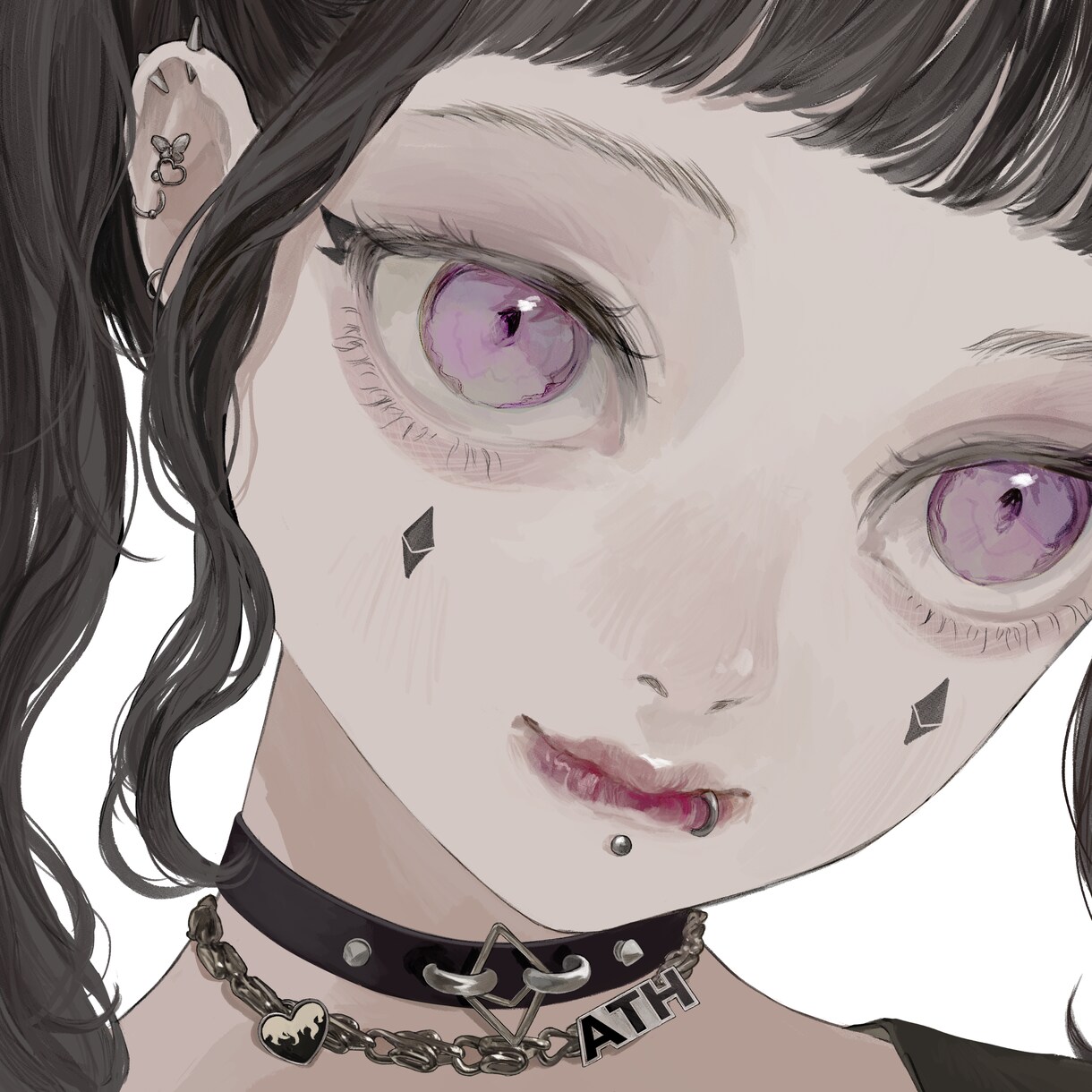繊細な厚塗りでレトロな世界観のイラストを描きます MV･アイコン･ヘッダー等用途なんでもOK♡ イメージ9