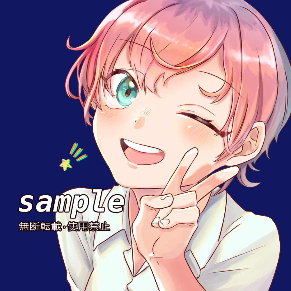 snsアイコン描きます 萌え系のキャラやかわいいデフォルメキャラを描きます！ イメージ2