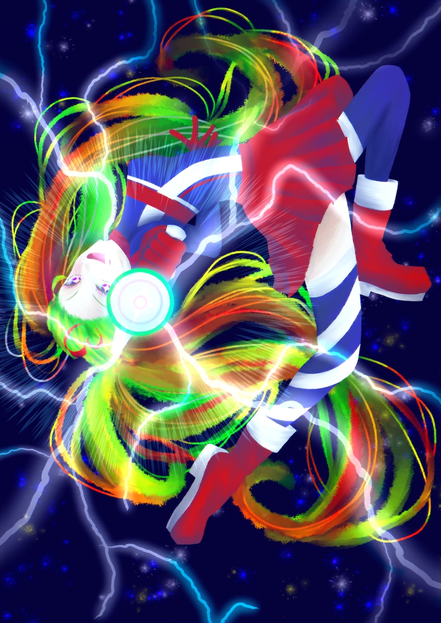 アイコンやサムネ等かっこいいイラスト描きます 厚塗り風/ダークな雰囲気中心！キャラビジュ可！爆速納品可！ イメージ1