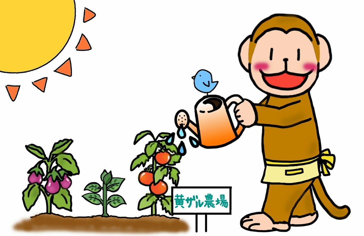 癒し系動物イラスト描きます 見ていてほっこりする様なイラストを描かせてください イメージ1