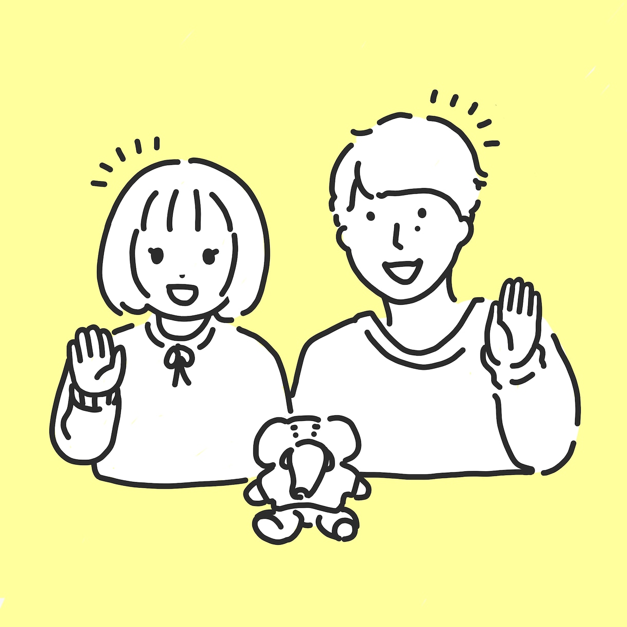 シンプルでゆるい人物・動物・雑貨イラスト描きます 商用利用OK！SNSアイコン、挿絵、広告媒体など イメージ7