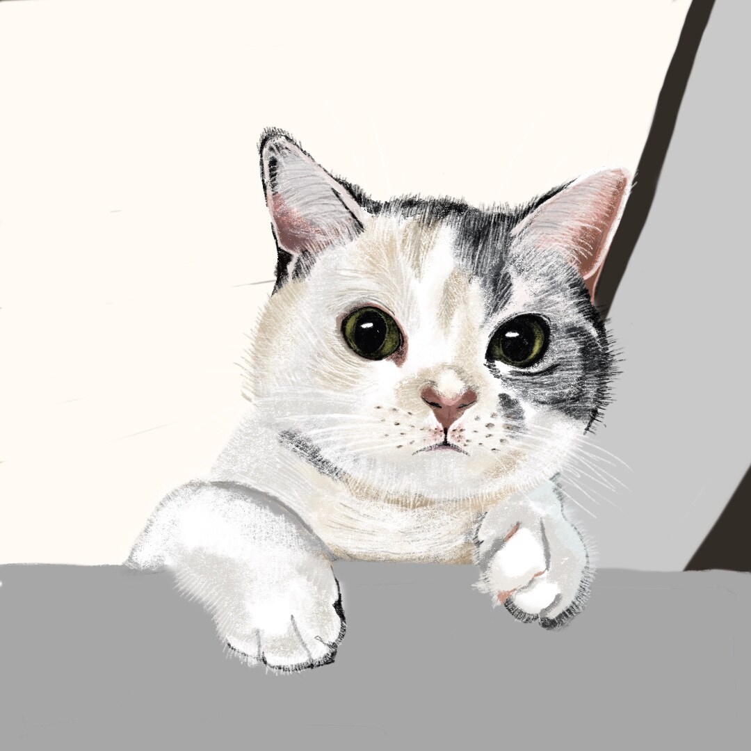 大切なペットの似顔絵を描きます 柔らかいタッチで最高のワンシーンを イメージ2