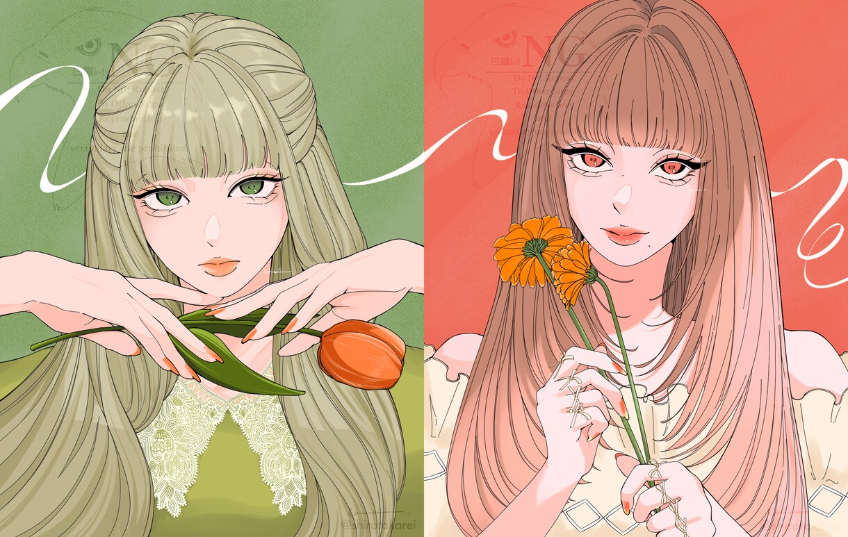 カワイイ女の子を描きます youtube動画イラスト 経歴有 イメージ1