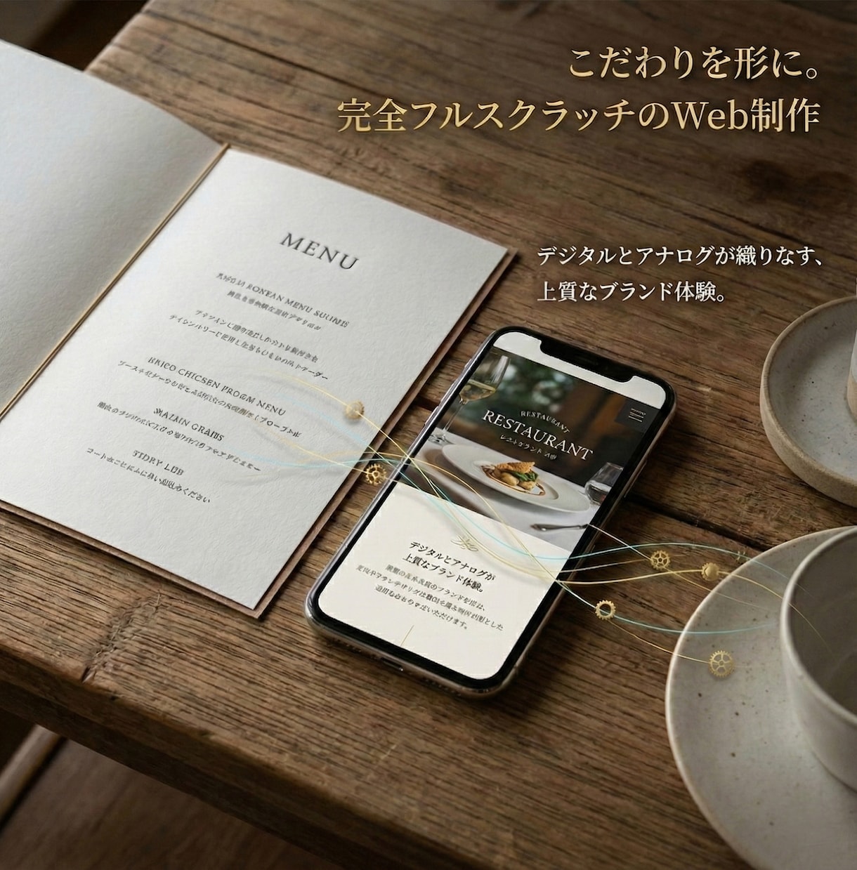 こだわりを形に！完全フルスクラッチのHPを作ります テンプレートにはない自由度を。あなたの理想を実現します イメージ6