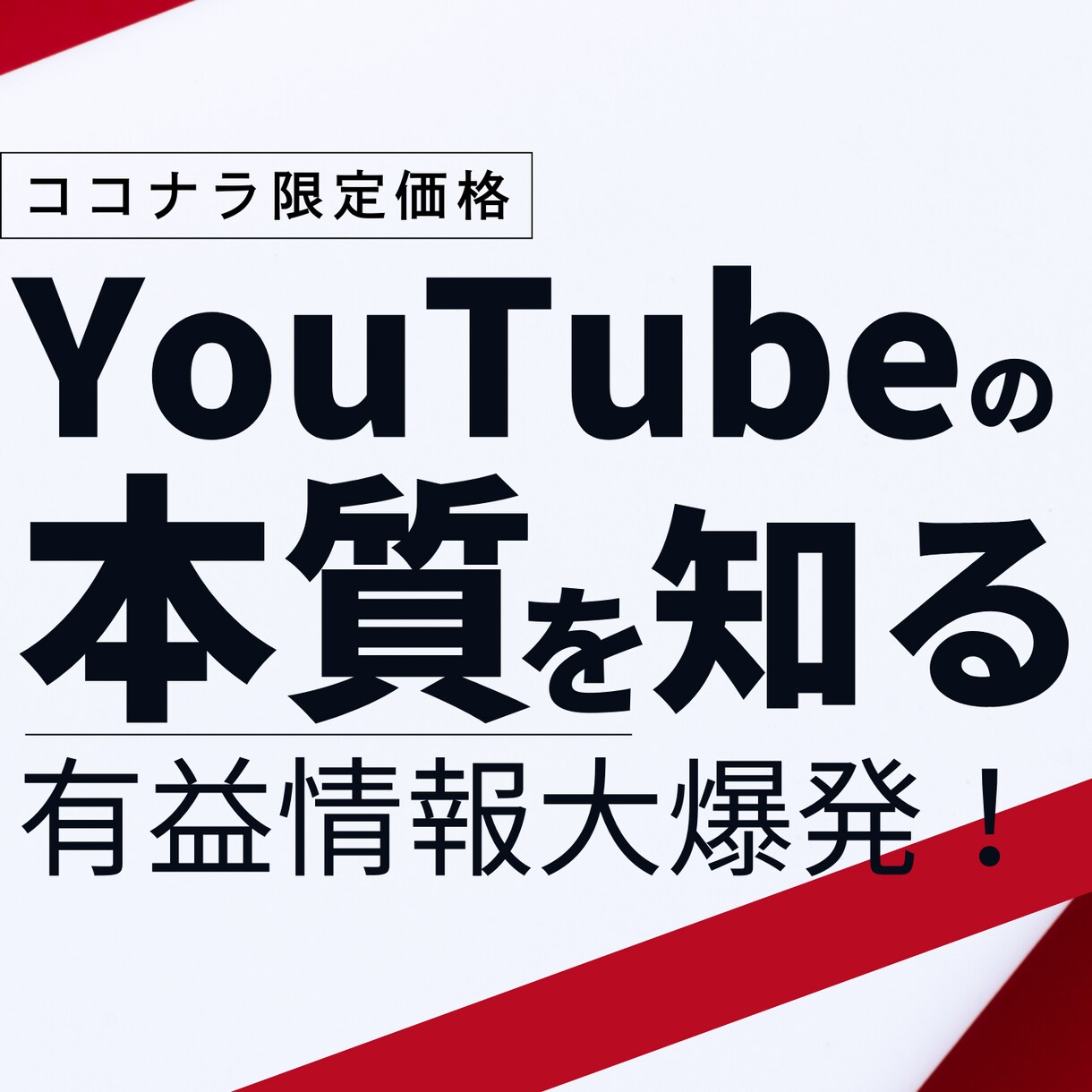 あなたのYouTube蘇らせます コンセプトから一度見直してしっかり集客しませんか？ イメージ1
