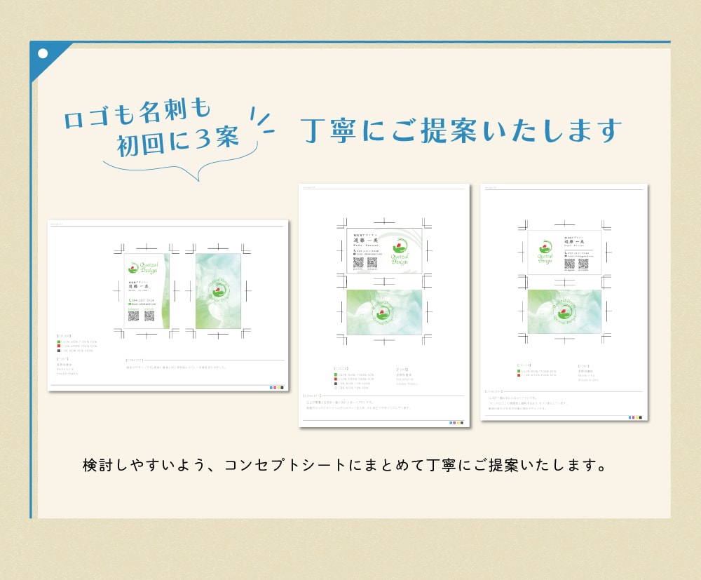 ロゴと名刺をセット制作◆セットで魅力を伝えます 名刺交換が楽しみになる上質デザイン イメージ4