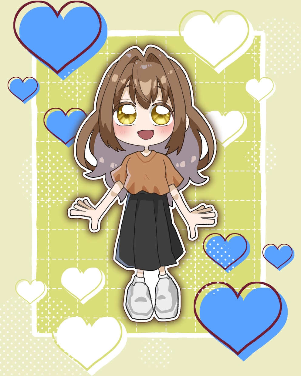 夢絵などのイラストを制作します 夢絵、立ち絵、キャラクター詰め込みイラストなどの制作 イメージ1