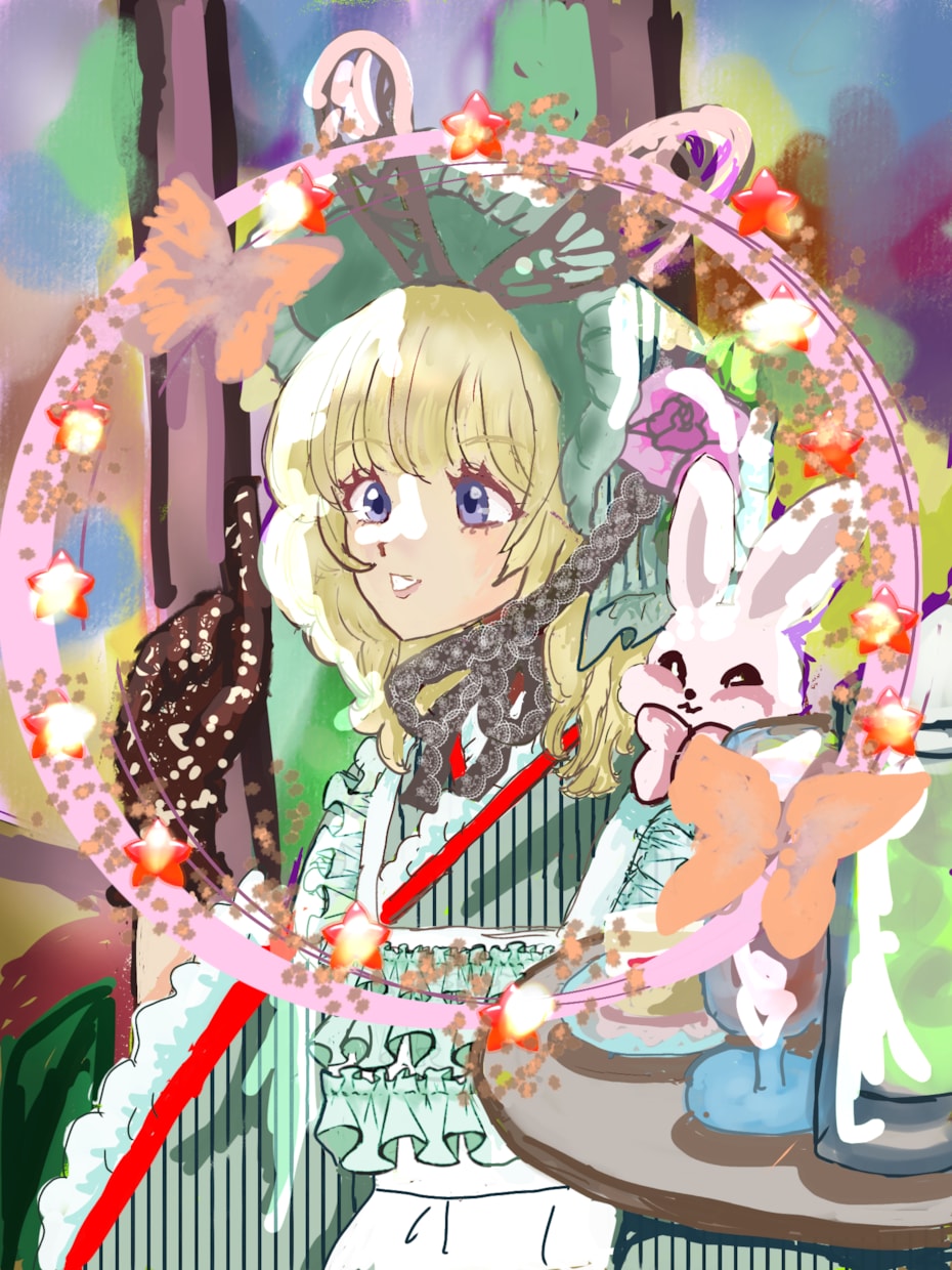 エモくて可愛いレトロポップなイラスト描きます 雰囲気を作り配信者様完全応援いたします。 イメージ6