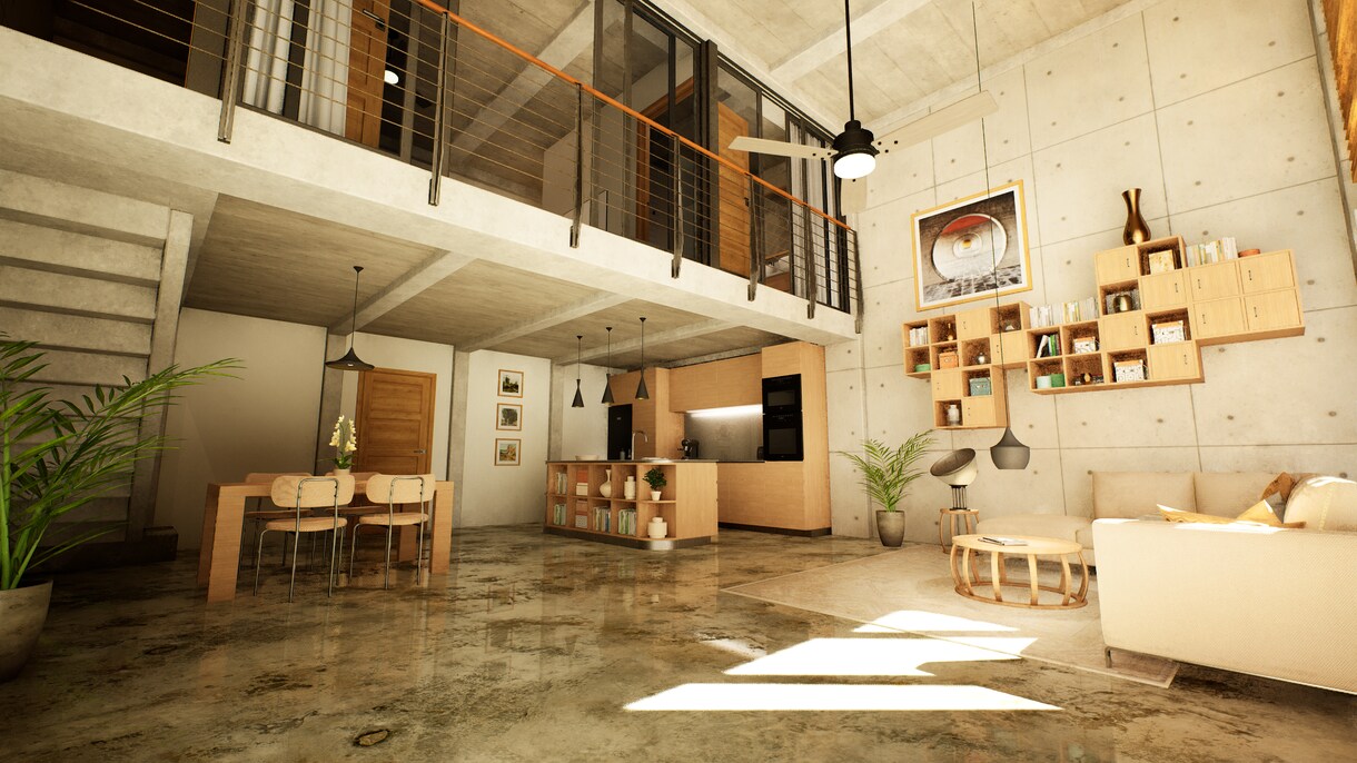リアルな建築パース・動画やVRを作成します Unreal Engineを使った建築ビジュアライゼーション イメージ5