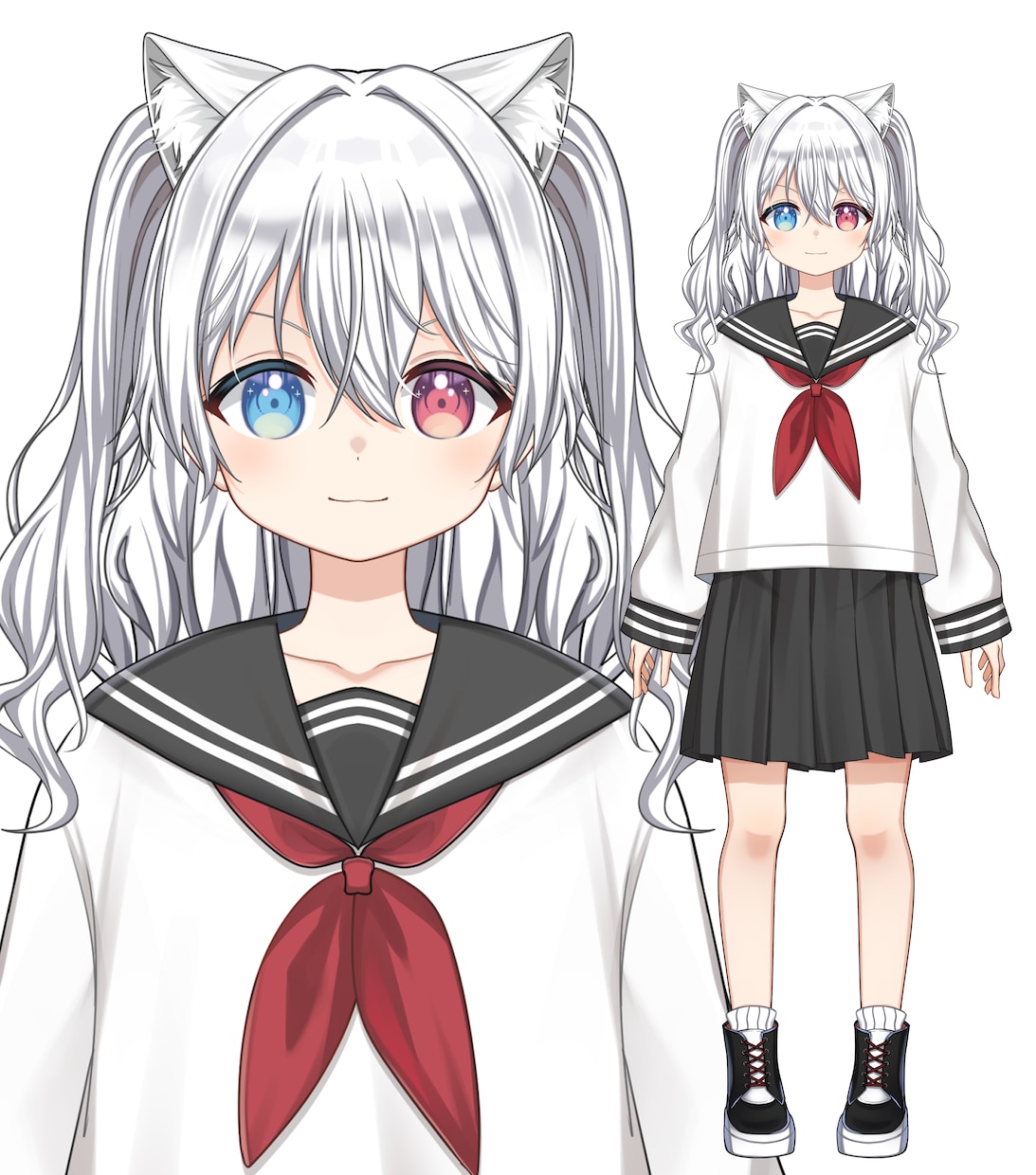 Vtuber向けLive2Dモデル制作いたします ☆デザイン〜モデリングまで全工程☆モデリングのみも可☆ イメージ2