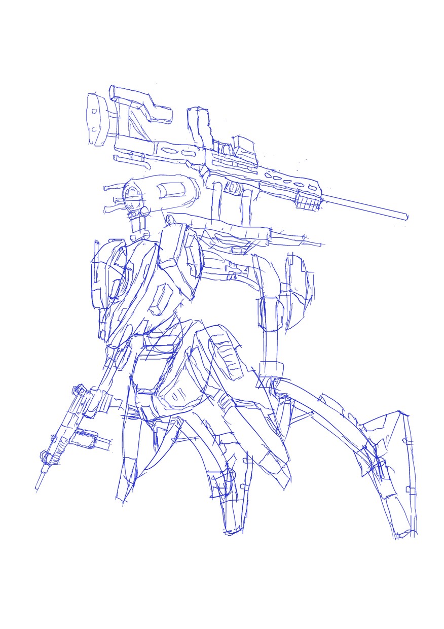 ロボット、メカ、乗り物のイラストを描きます キャラ、背景、アイテム、ロボット、乗り物、メカデザインを制作 イメージ7