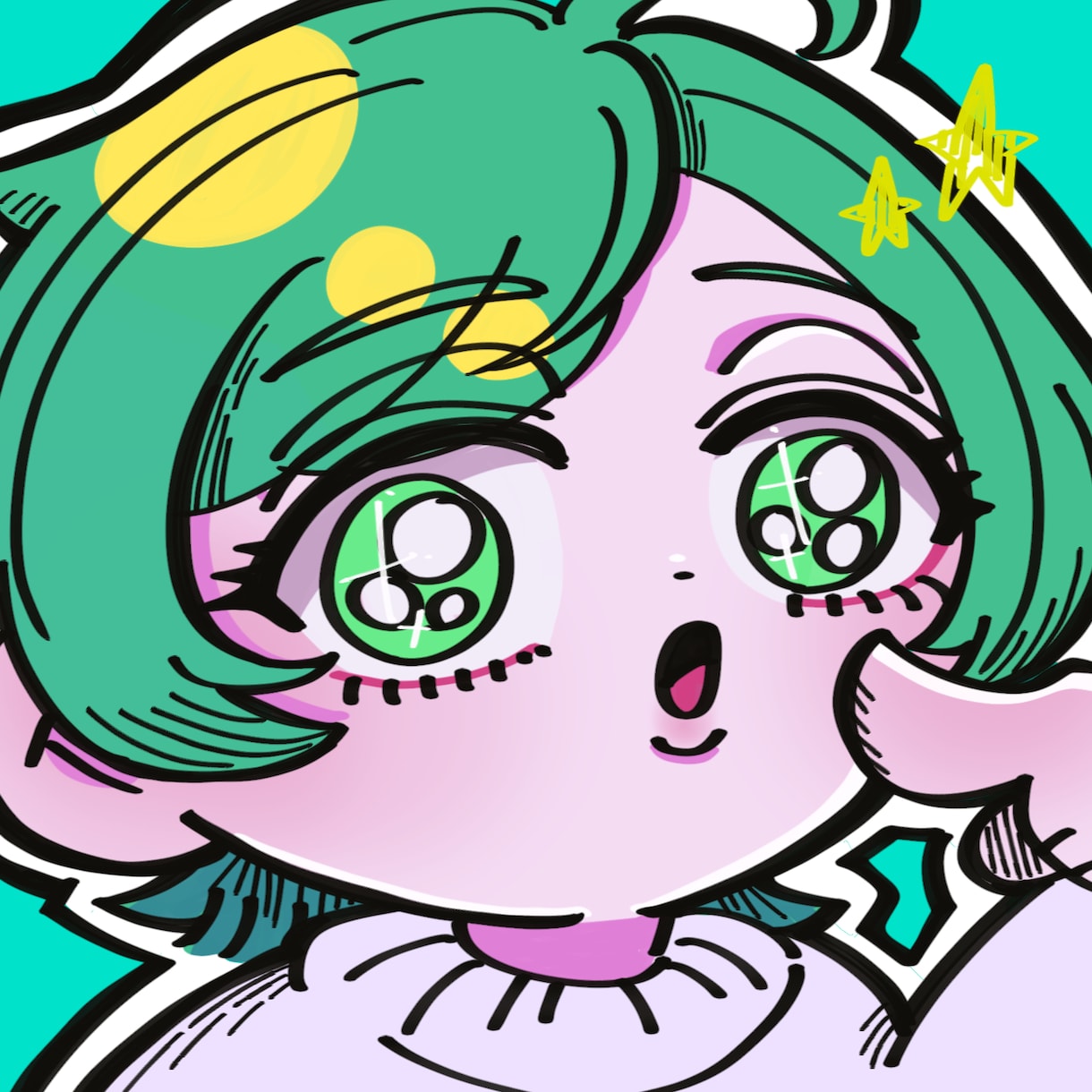 カラフルでポップなアイコン描きます カラフルで印象に残るあなただけのイラストをお描きします☆ イメージ3