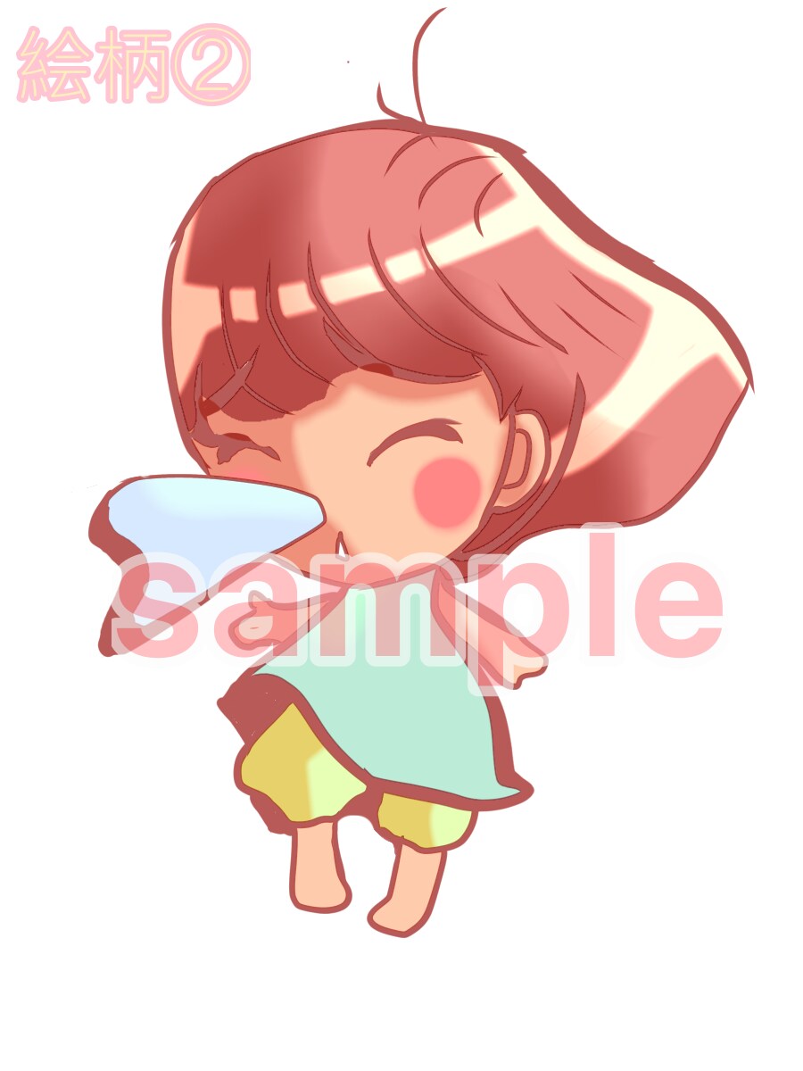 アイコン・イラスト　かわいい女の子イラスト描きます 商用OK！3つの絵柄！シンプルで印象に残る色使い！ イメージ3