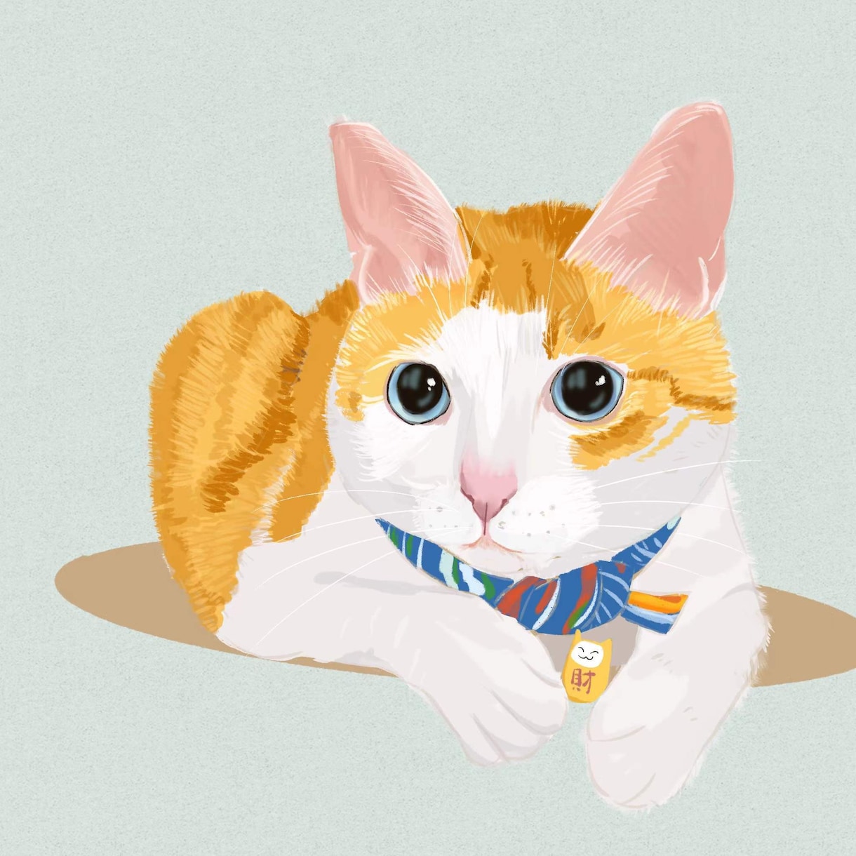 あなたの大切な猫をイラストにしますます おしゃれで可愛い☆猫の似顔絵描きます イメージ4
