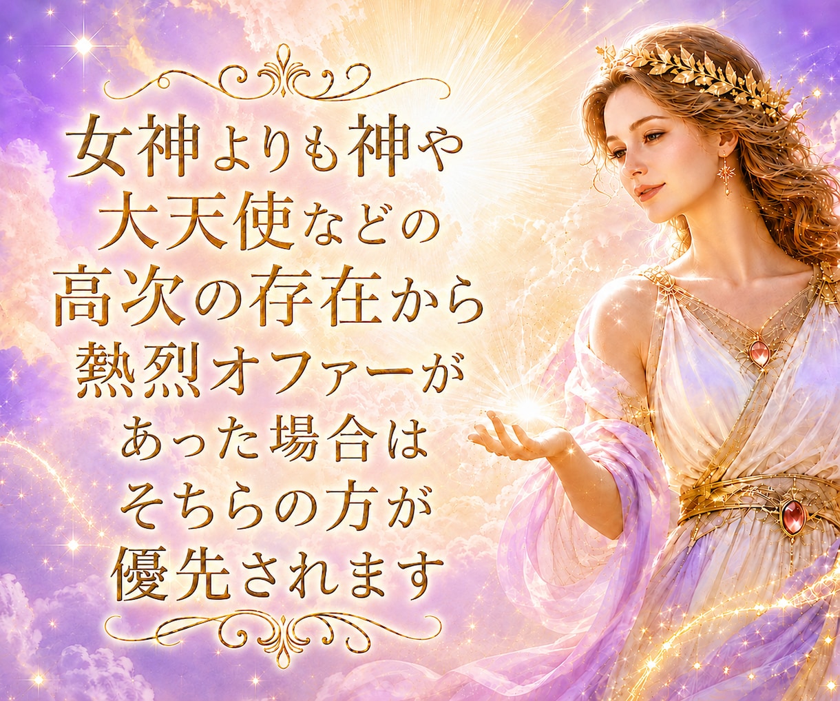 女神派遣✨女神ガチャ♡約一ヶ月あなたを守護します チャネリング女神の挨拶状付き人生スピリチュアルリピーター様用 イメージ3