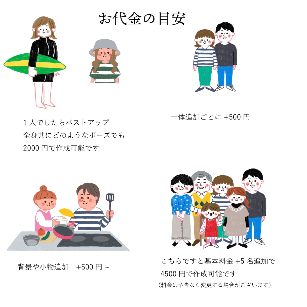商用OK！色鉛筆風のほんわか系イラスト描きます 「ぬくもり×にぎやかさ」両方を感じる絵柄 イメージ3