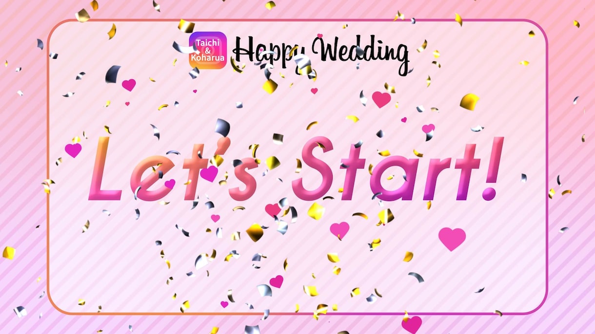 インスタ風のオープニングムービーを制作いたします おしゃれでテンションが上がる結婚式ムービーを低価格で! イメージ9