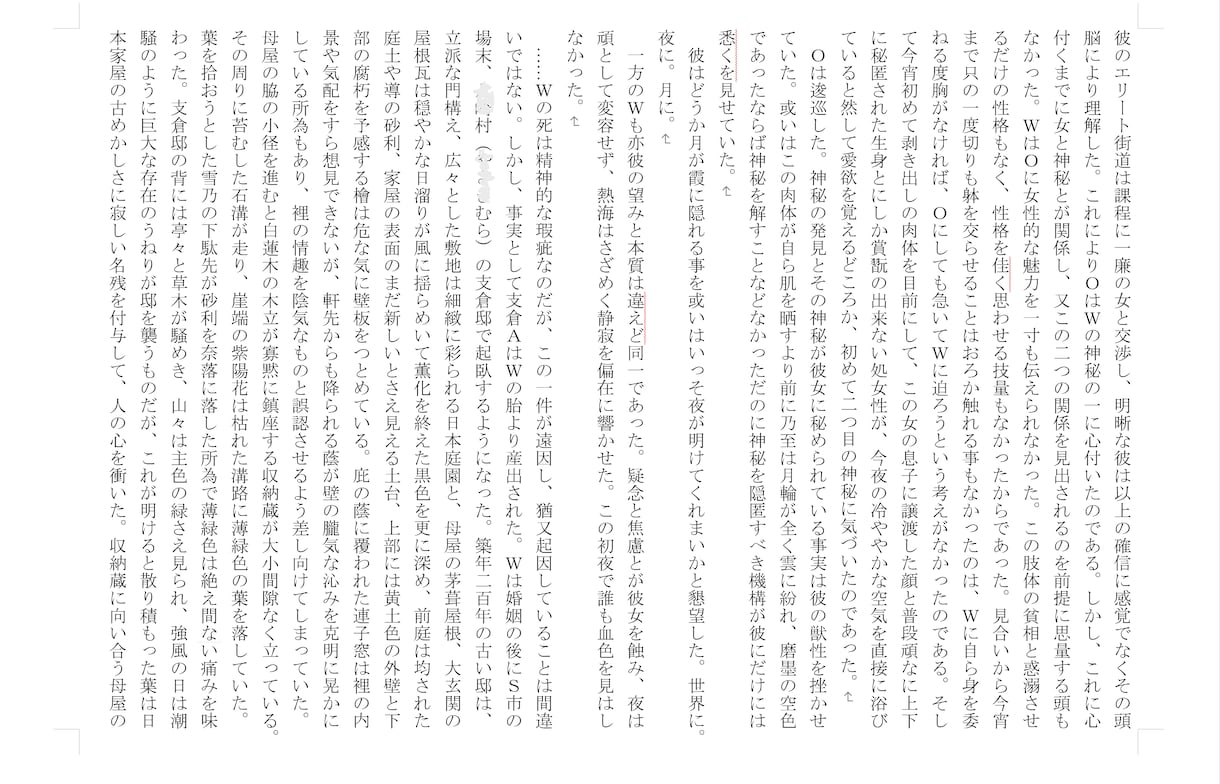 あなたの作品の校正・加筆を行います より明瞭に、より繊細に、より華やかな作品に進化させます イメージ8