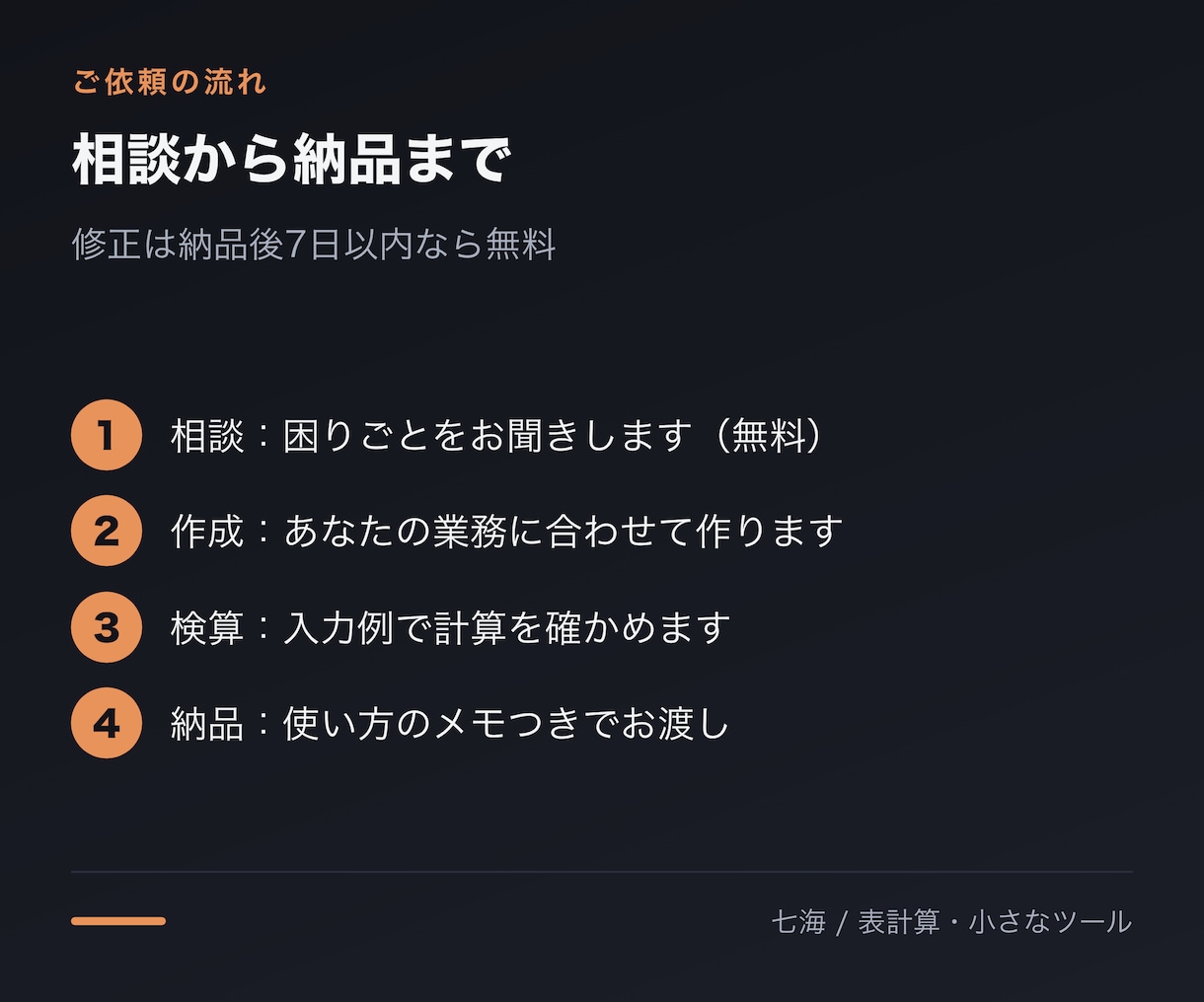 業務に合わせて管理表・請求書・集計表を作ります 相談は無料。検算済みのデモを先にお見せします イメージ2