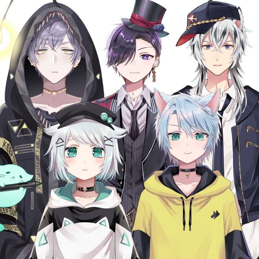 魅力的なキャラデザ＆立ち絵作成いたします 多くのVtuber製作経験あり◎プロ歴10年の漫画家です♪ イメージ3