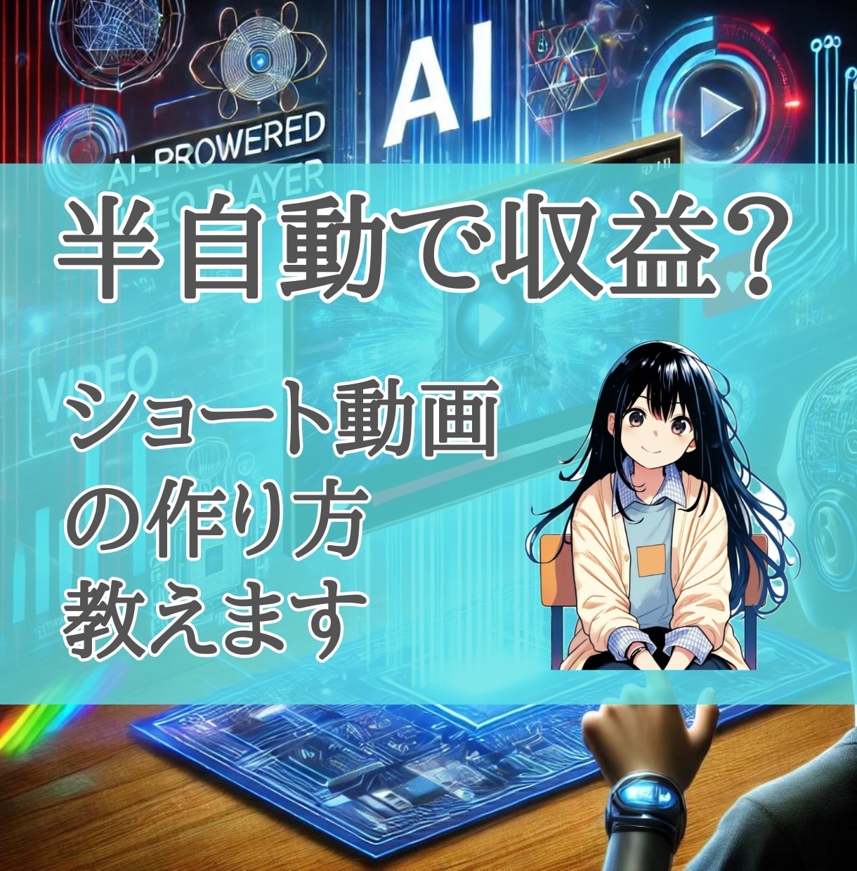 半自動化で収益化？ショート動画の作り方教えます ショート動画作りたいけど調べるのが面倒な方いませんか？ イメージ1