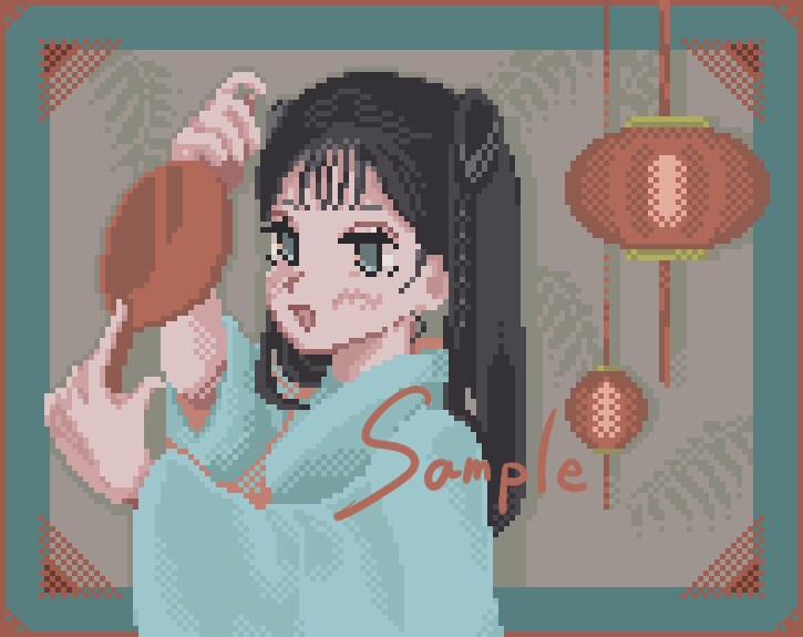 おしゃれなイラスト・ドット絵お描きします 個性のある可愛いイラスト・SNSアイコンが欲しい方へ！ イメージ5