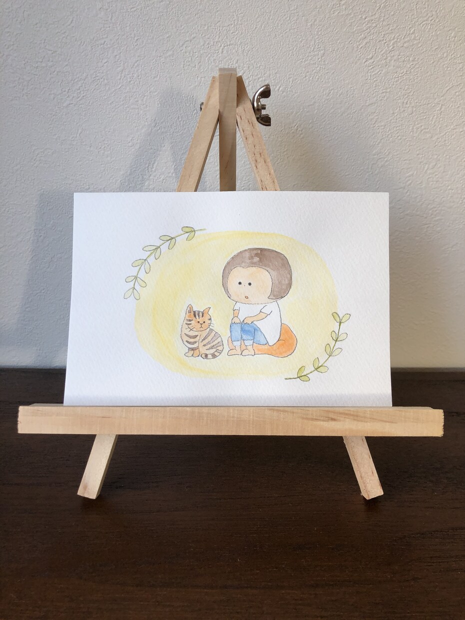 水彩画のふんいき似顔絵を描きます お部屋に飾ったり、贈り物にも♡温かみのある、ふんいき似顔絵♡ イメージ3