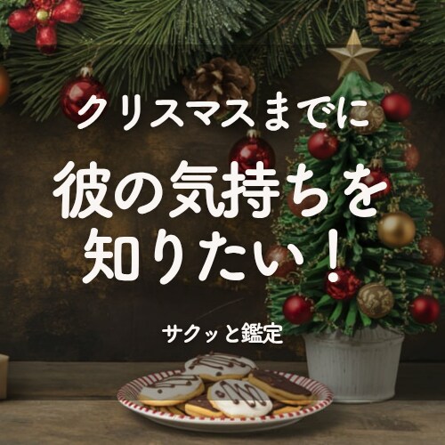 クリスマス限定★恋の進展アドバイスをサクッとみます 行動アドバイス/恋の行方/今必要な一歩/24時間以内にお返事 イメージ1