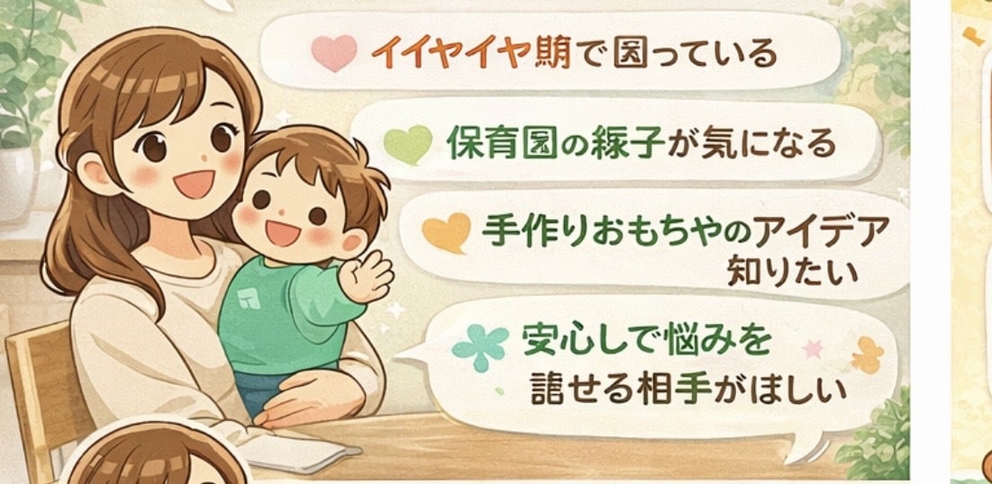 0.1.2.3歳担当！元保育士が相談のります LINE感覚で相談できます｜電話は緊張するという方にも◎ イメージ1