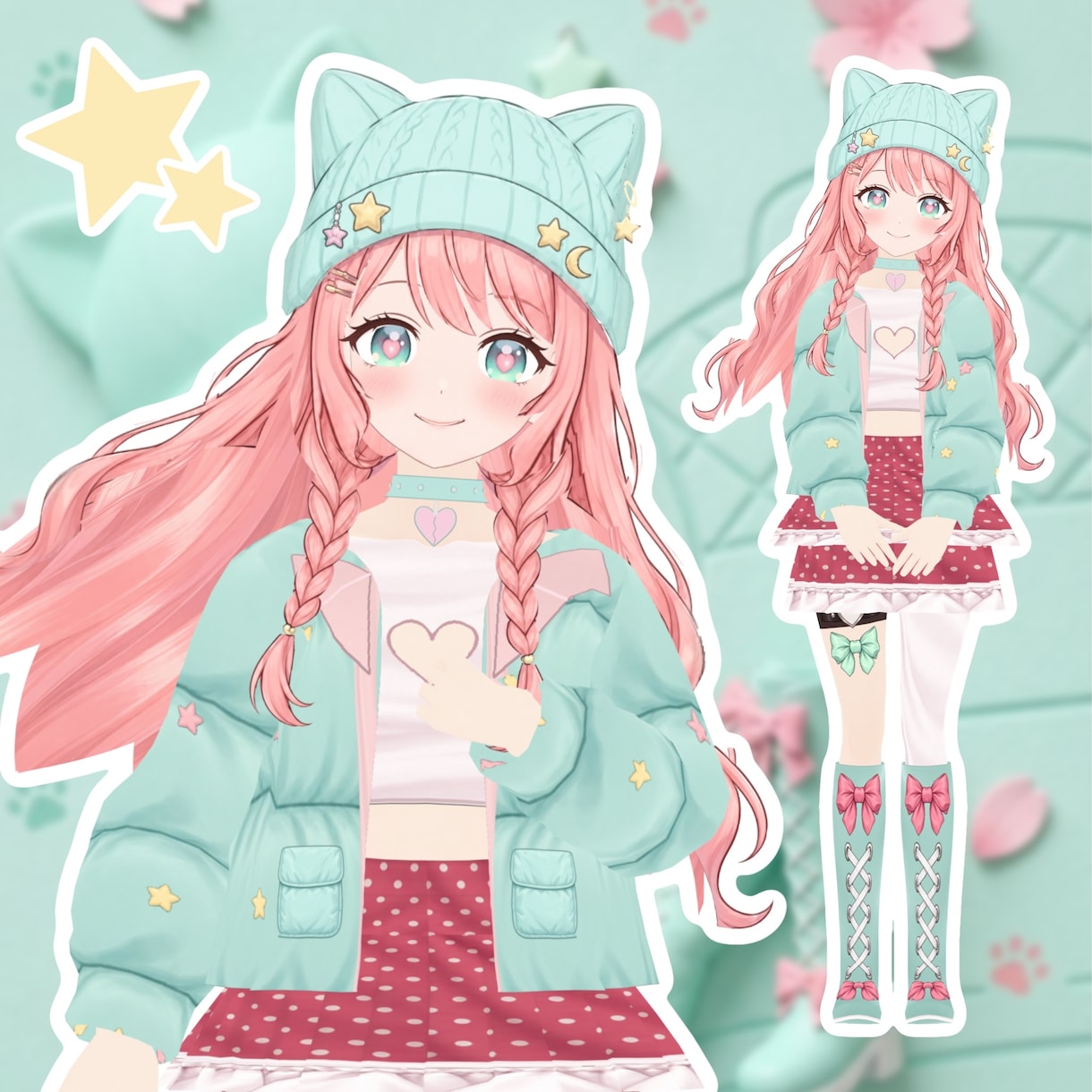 即納Vroid！あなただけの3Dモデルを制作します 画像や色のご希望から、あなた専用のVRMを制作 イメージ1