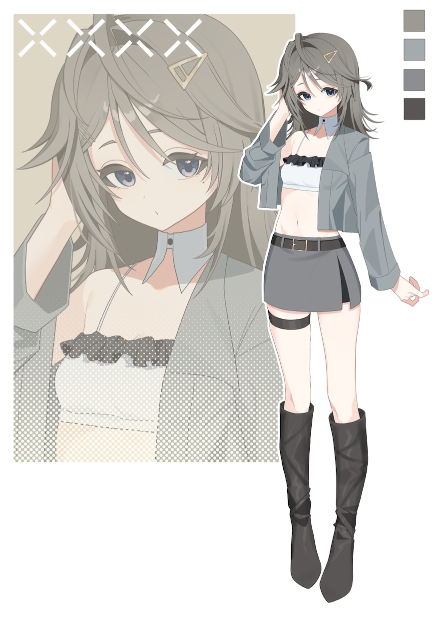 商用利用込み】立ち絵を制作いたします アニメ塗りのかっこいい、オシャレ、可愛い等の立ち絵描けます！ イメージ2